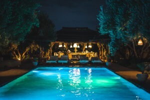 outdoor lighting Swimming pool